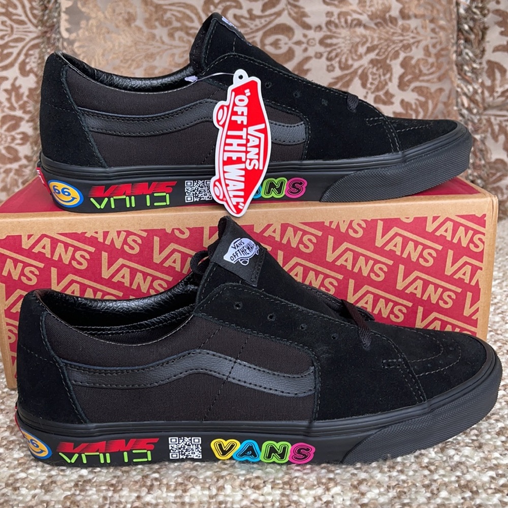 Vans Sk8-Low Disruptive Black/Black - Picture 4 of 16